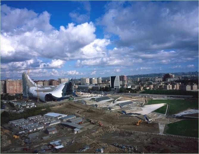 A Heydar Aliyev Kulturális Központ Bakuban