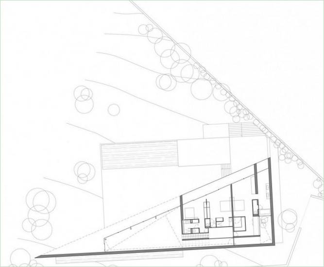 A spanyolországi Atelier d'Architecture ház belsőépítészeti kialakítása