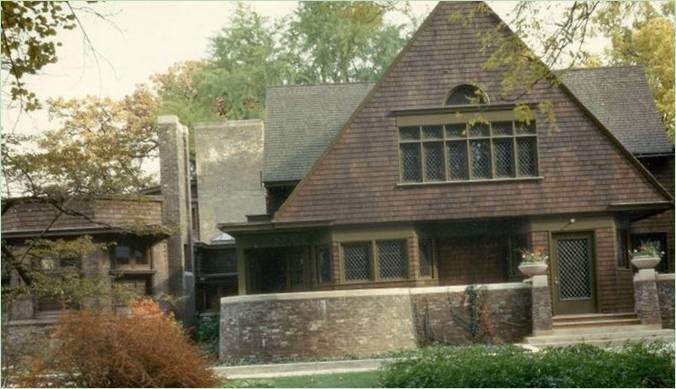 Frank Lloyd Wright építész műteremházának külseje