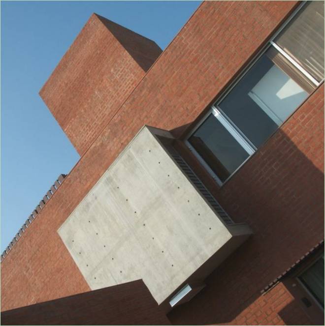Tégla ház modern design