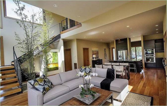Burlingame Residence magánház tervezése Kaliforniában