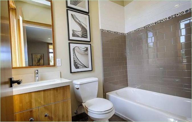 Egy magánlakás tervezése Burlingame Residence Kaliforniában