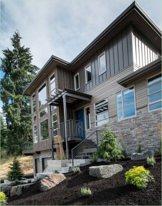 Crest Meadows Residence vidéki otthon kialakítása az Egyesült Államokban