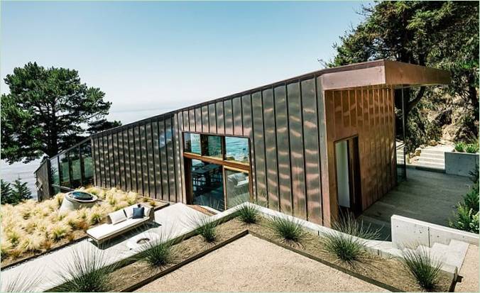 A Buck Creek House egy szokatlan háztervezés Kaliforniában