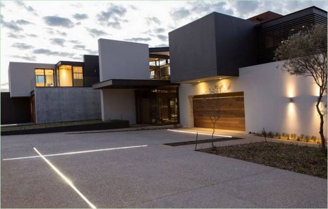House Boz homlokzat Dél-Afrikában