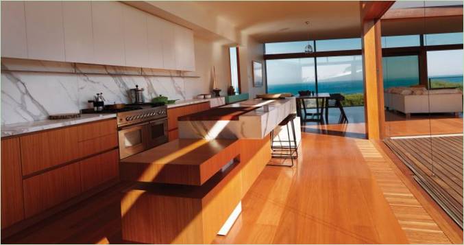 Queenscliff Residence, csodálatos kilátás az ablakból, Victoria, Ausztrália