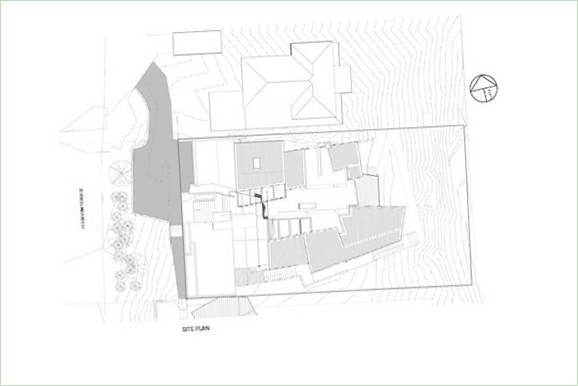 A Parsonson Architects által tervezett otthon a Wellingtoni Botanikus Kertre néző kilátással