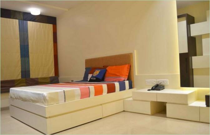 Ravi S. Chauhan fényűző Andheri House lakástervezése. Chauhan