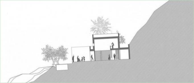 AA ház belső tere, Spado Architects, Karintia, Ausztria