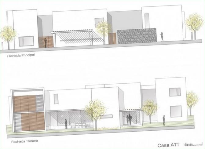 Casa ATT ház. Terv