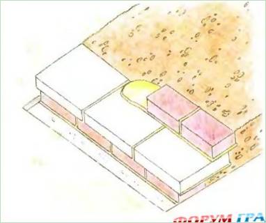 Beton és csempe kerti lépcső