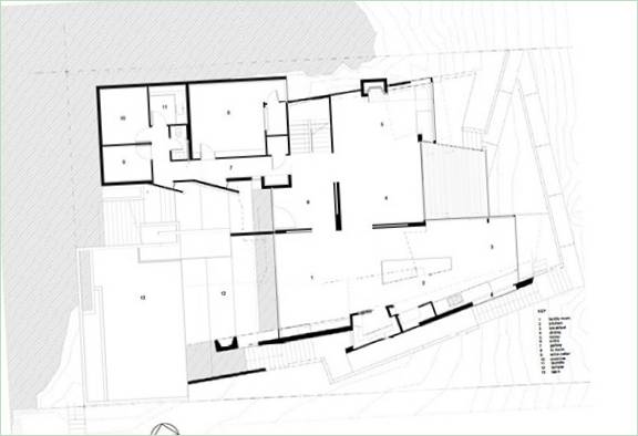 Wellington Botanikus Kertre néző ház terve a Parsonson Architects tervei szerint