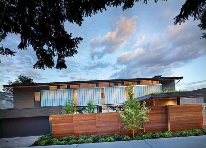 Courtyard House rezidencia a Washington-tónál, Seattle (USA)