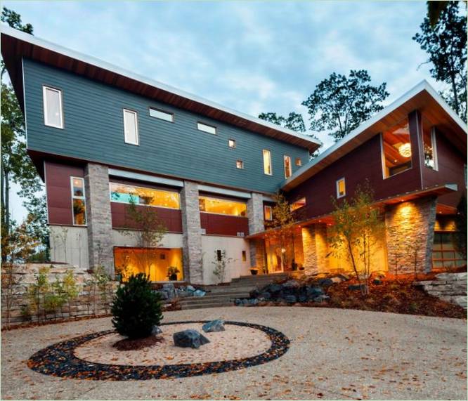 Belsőépítészeti tervezés M-22 House in Michigan, USA
