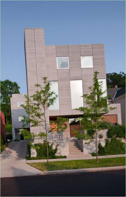 Stílusos belső tér a Fairview Townhouse-ban, Clevelandben, USA