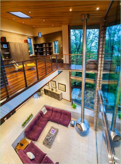 M-22 House belsőépítészeti tervezés Michigan, USA