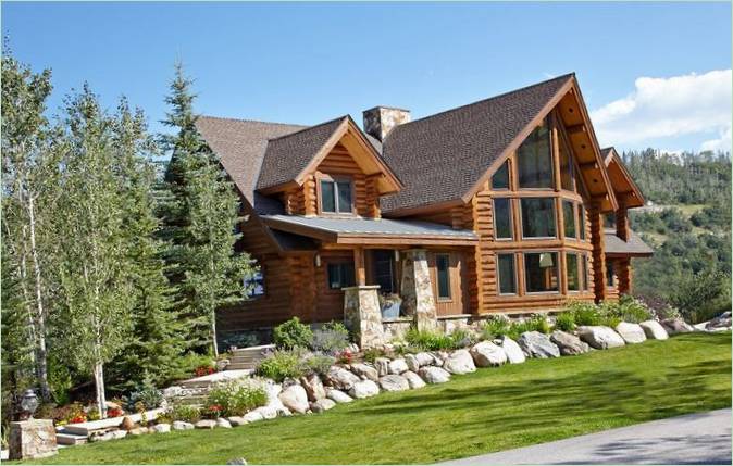 Colorado Mountain Log Cabin külső