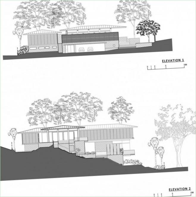 21 Jervois Hil természetvédelmi ház projekt Szingapúrban