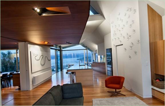 A Wellington Botanikus Kertre néző ház a Parsonson Architects tervei szerint