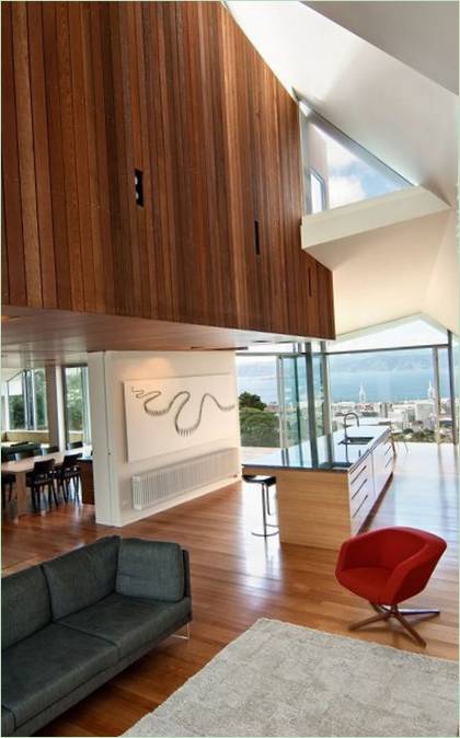 Wellington Botanikus Kertre néző ház a Parsonson Architects tervei alapján