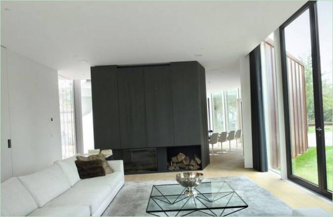 Ultra-modern VDV háztervezés a Graux & Baeyens Architects által