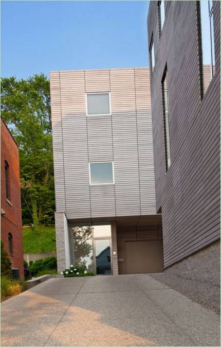 Stílusos belső tér a Fairview Townhouse-ban Clevelandben, USA-ban