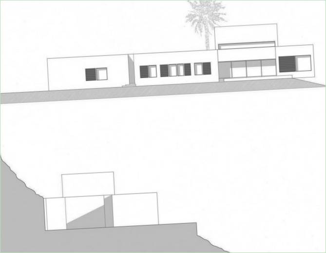 AA ház belső tere, Spado Architects, Karintia, Ausztria