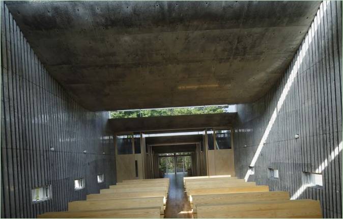 A templomterem esztétikai kivitelezése