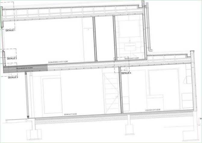 A Prado Arquitectos által készített alaprajzok