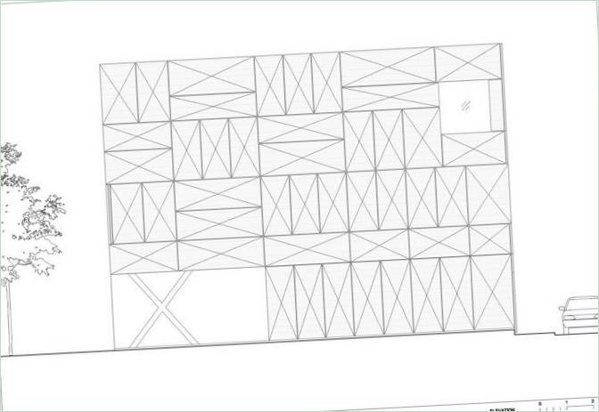 Criss-Cross Envelope villa alaprajzai Szlovéniában