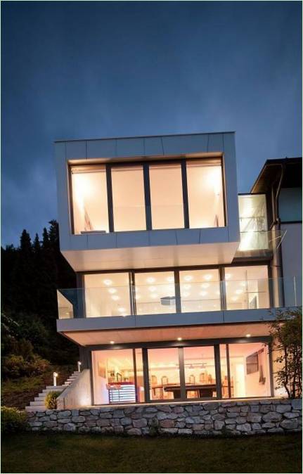 Ház a tóra néző kilátással, Karintia (Ausztrália) a Spado Architects tervezőirodától